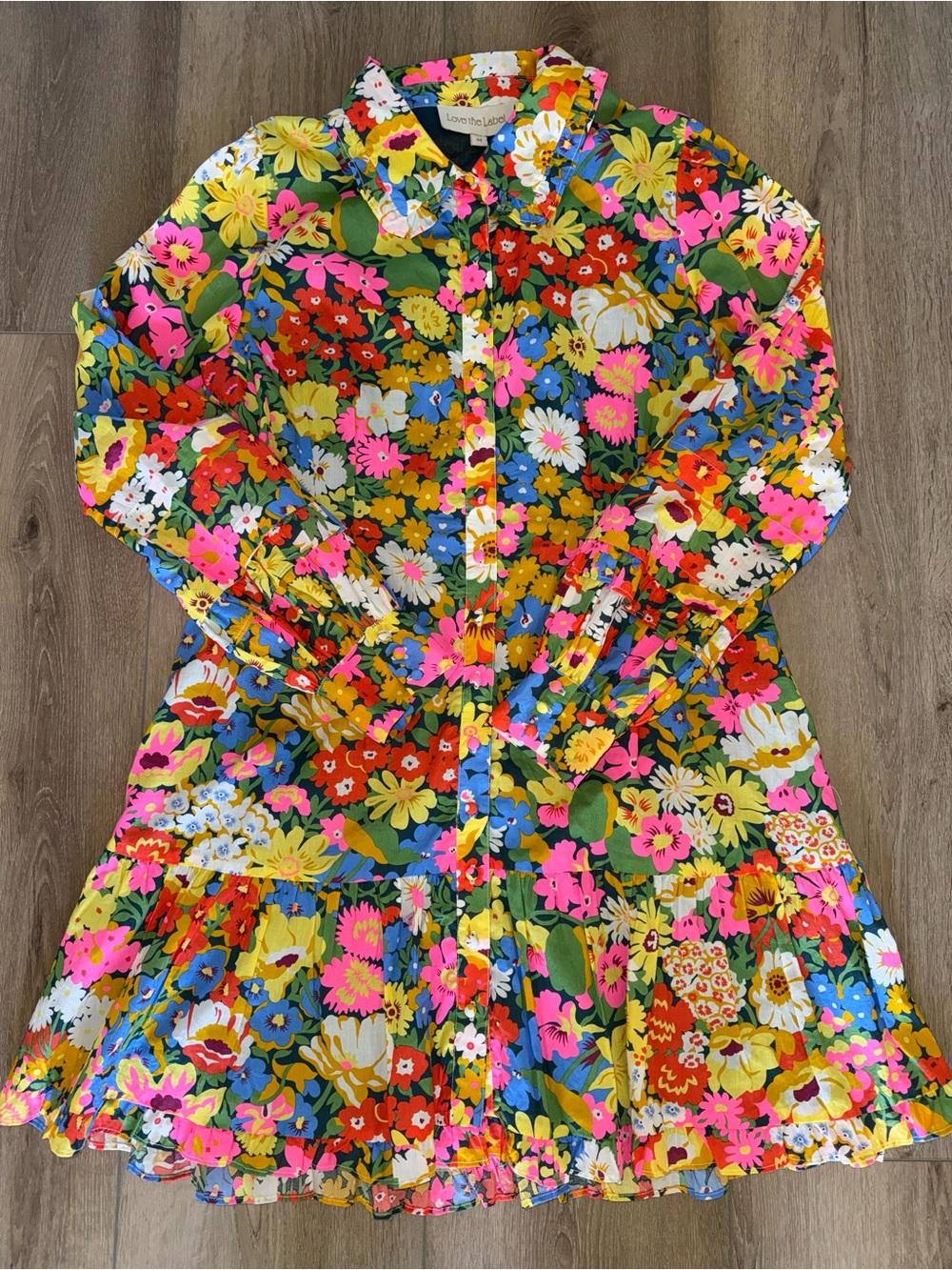 Love the Label Anthropologie X Liberty of London Floral Marketa Mini Dress M